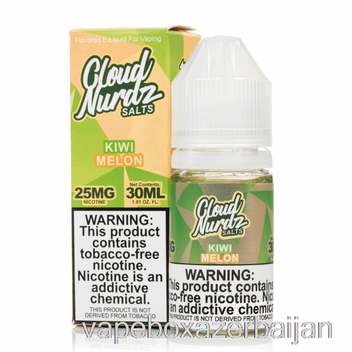 Vape Azerbaijan Kiwi Melon - Cloud Nurdz Salts - 30mL 25mg